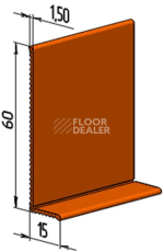 Плинтус Гибкий плинтус (плинтусная лента) Jl 60 JL 60 фото 1 | FLOORDEALER